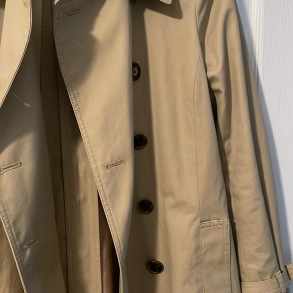Vintage JCrew Collection classic trench coat size 2 - Picture 5 of 14